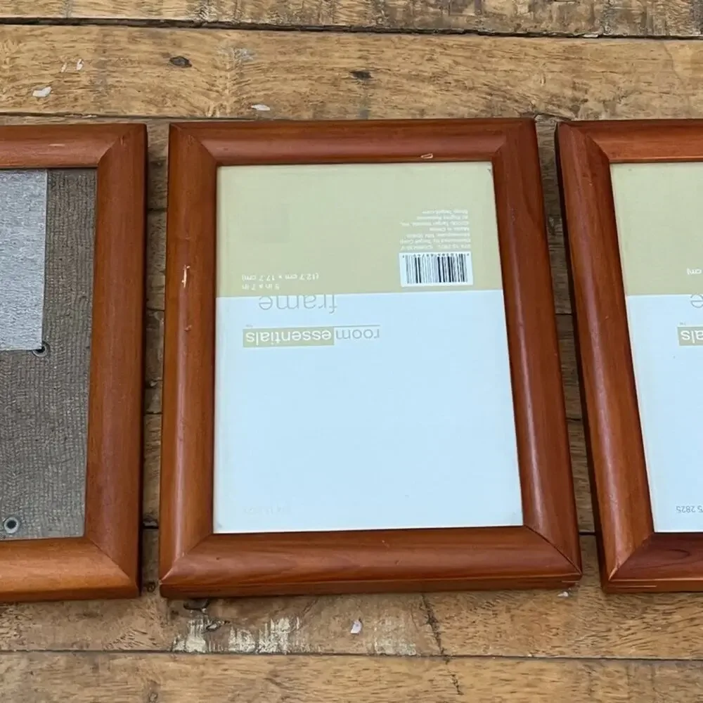 Room Essentials Wooden Photo Frames Set of 3 5 x 7 in